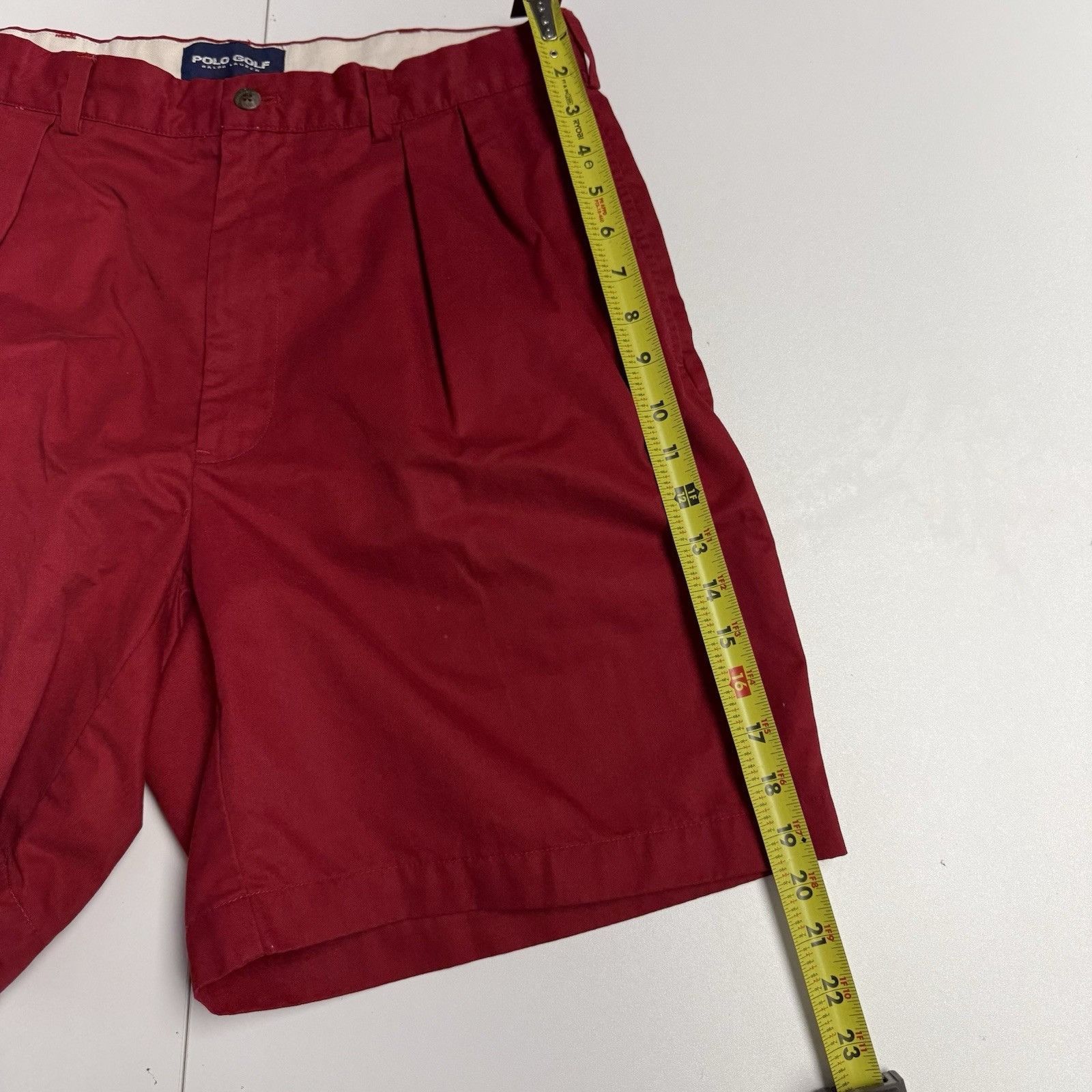 Polo Ralph Lauren Polo Golf Ralph Lauren Shorts Mens 35 (33x8) Red Size US 35 - 9 Thumbnail