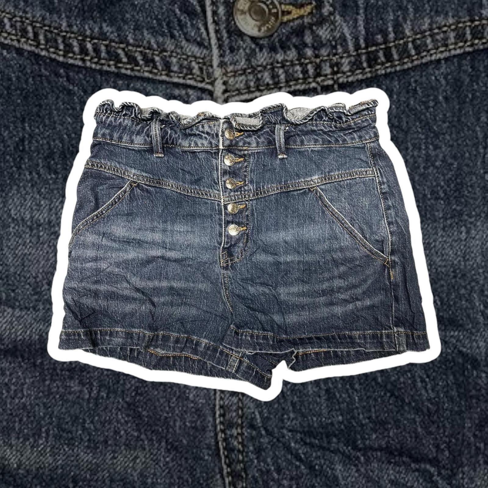 Designer Wild Fable Denim Button-Up Shorts - Comfy & Stylish Size 32" / US 10 / IT 46 - 1 Thumbnail