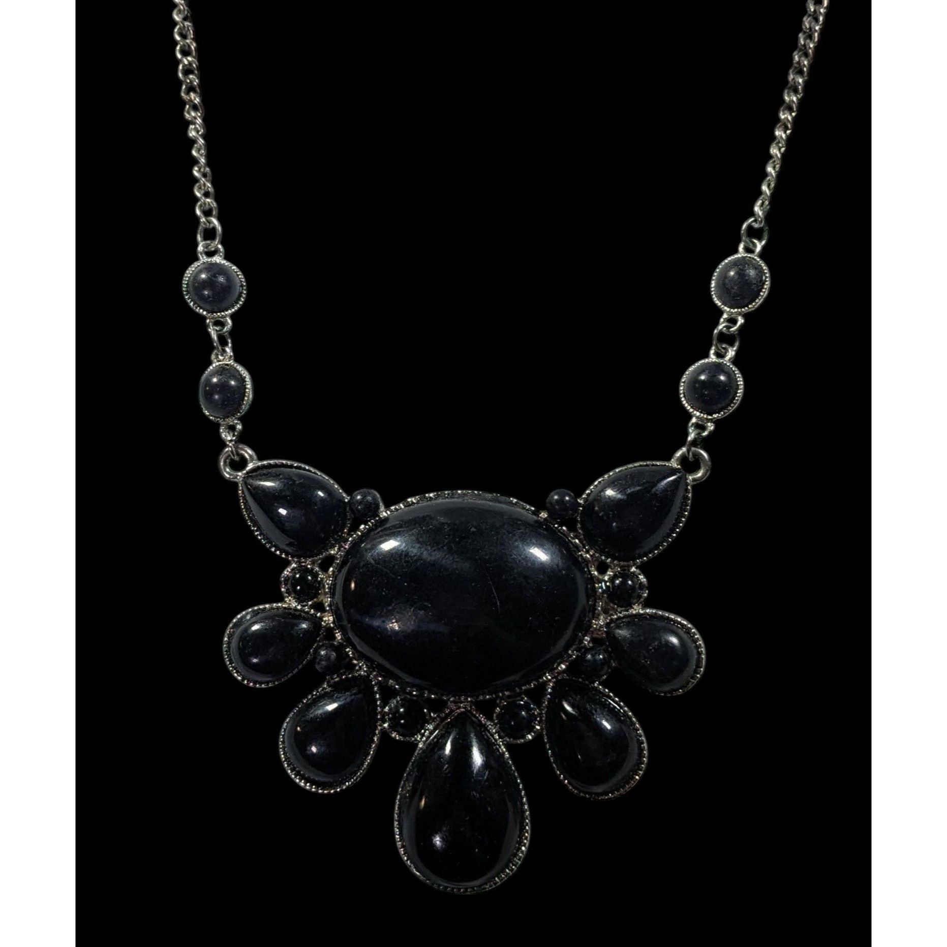 Other Elegant Gothic Bubbly Cabochon Statement Necklace Size ONE SIZE - 6 Thumbnail