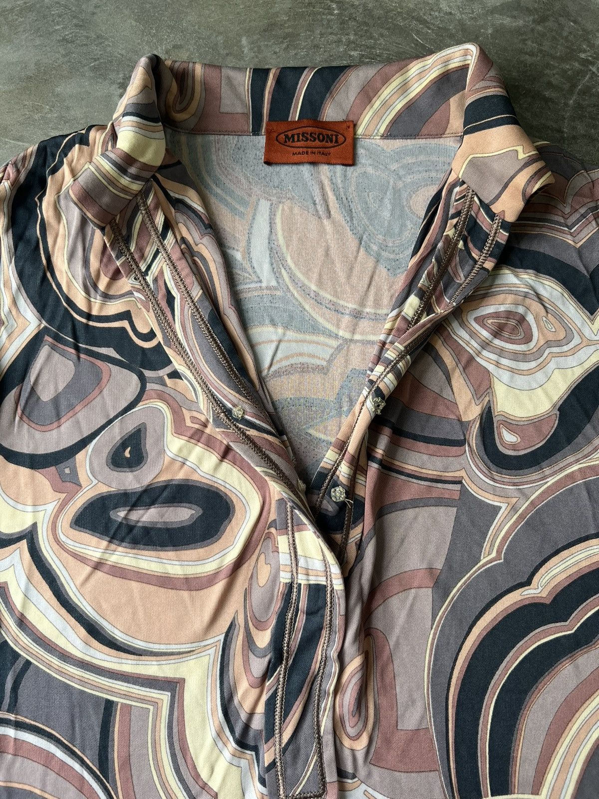Missoni Missoni Patterned Blouse Vintage Size M / US 6-8 / IT 42-44 - 6 Thumbnail