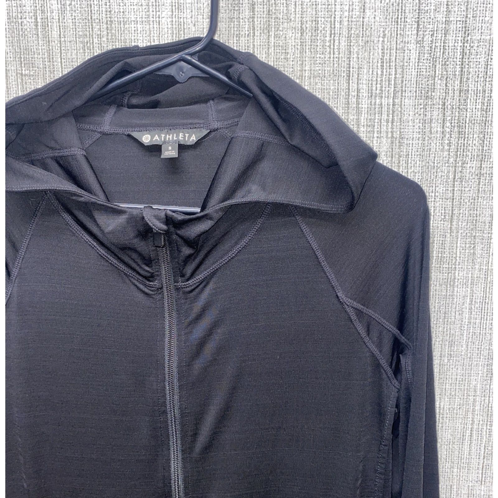 Athleta Athleta Jacket Full Zip Womens S Black Polyester/Spandex Regular Size S Size S / US 4 / IT 40 - 2 Thumbnail