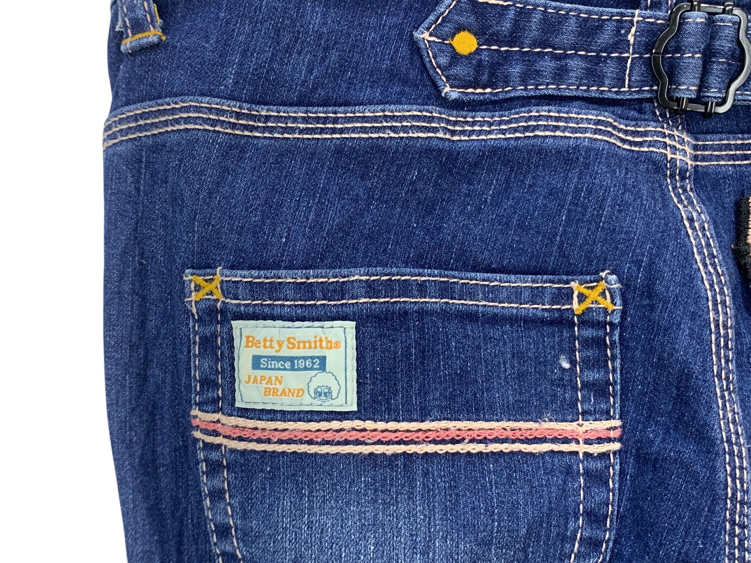 Japanese Brand Betty Smith Buckle Back Pants Japanese Brand Jeans Size 25" / US 0 / IT 36 - 10 Thumbnail