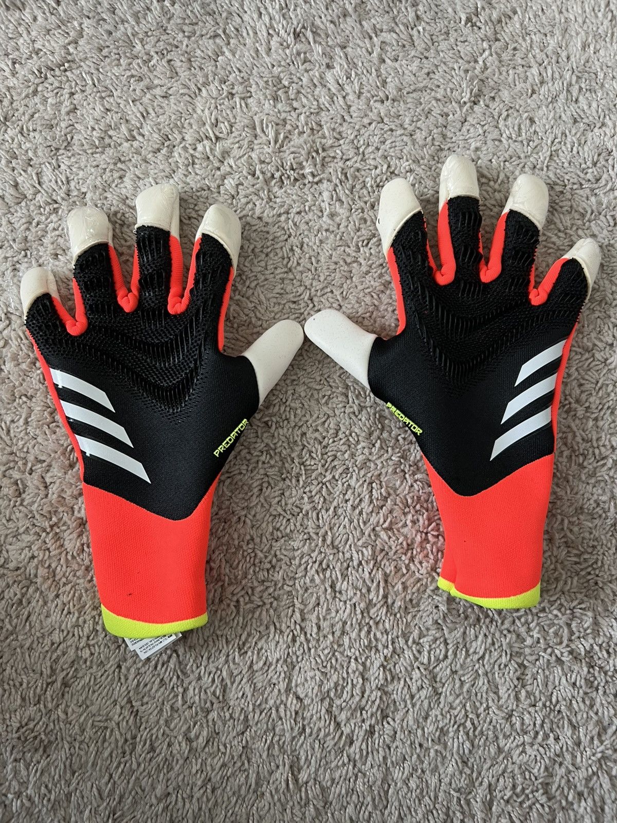 Adidas Adidas Predator GL Pro Goalkeeper Gloves Hybrid Orange Black Size ONE SIZE - 2 Thumbnail
