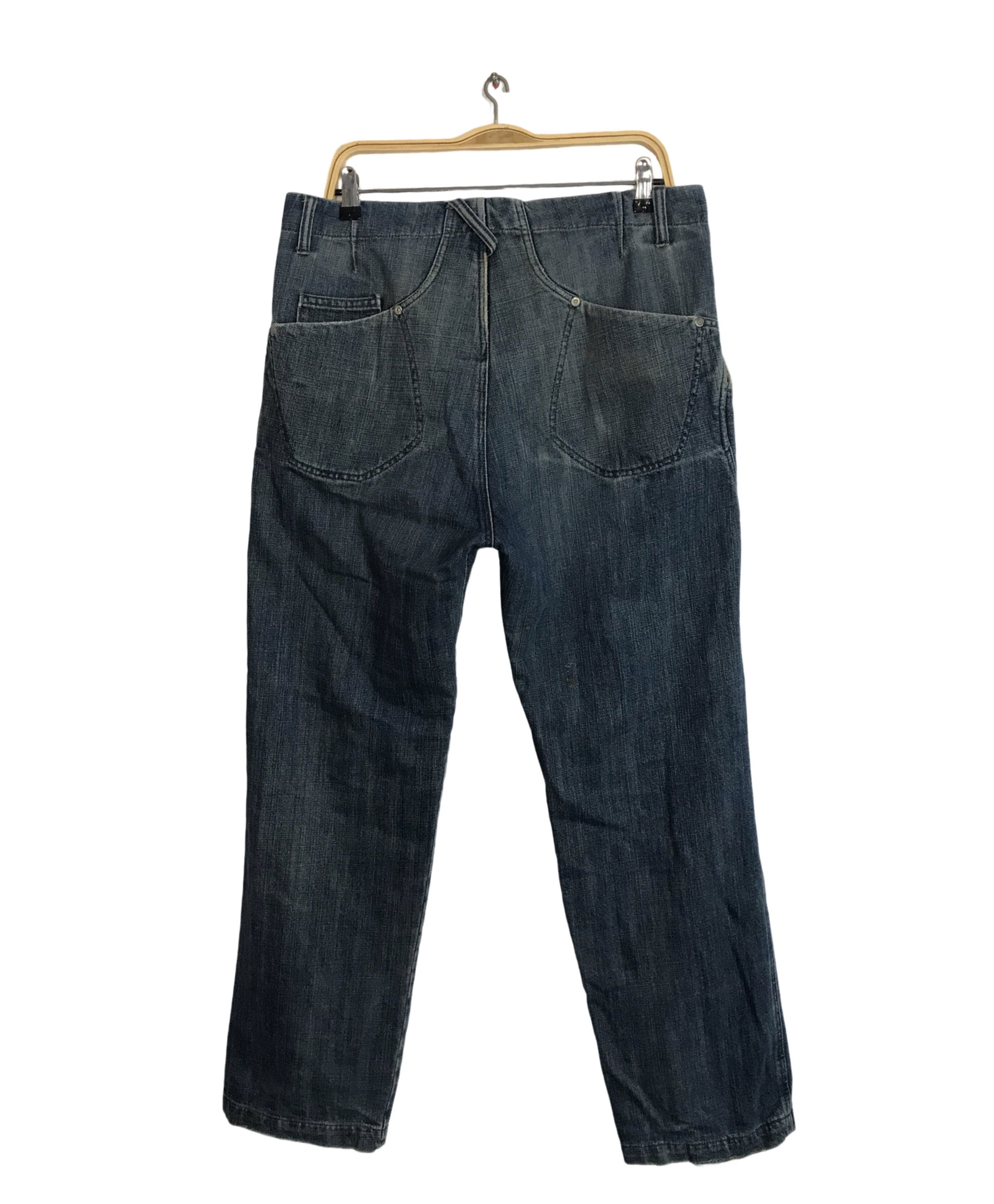 realmad HECTIC Mad Hectic Indigo Denim Jeans Buttonfly Slash Pockets Size US 34 / EU 50 - 1 Thumbnail