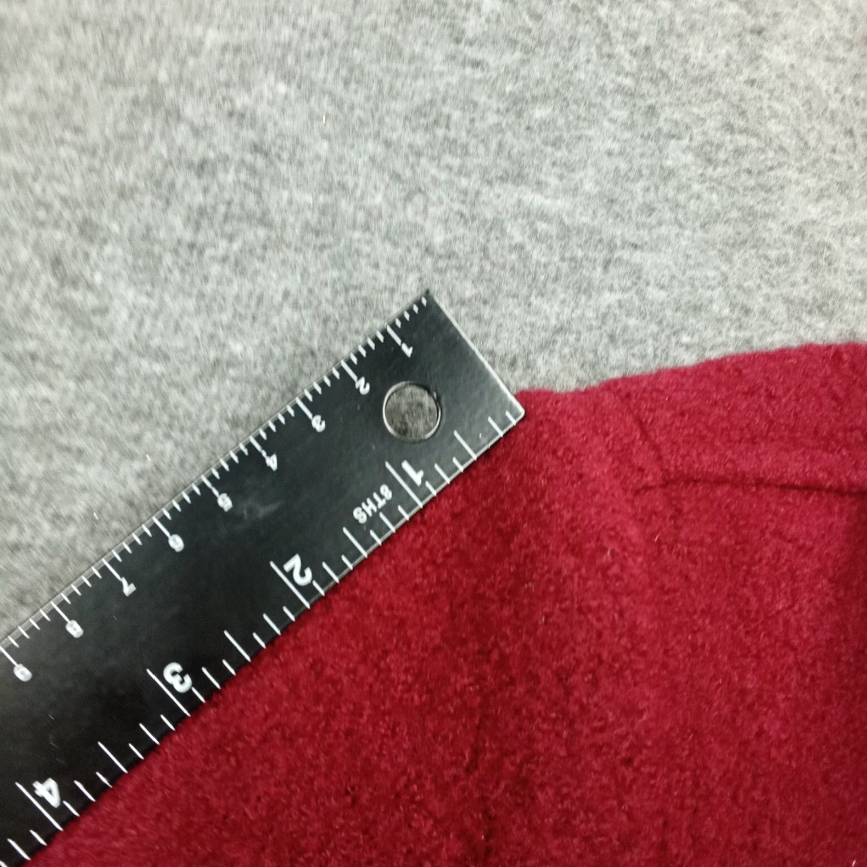Vintage VINTAGE L.L. Bean Pea Coat Women Petite Large Wool Red 90s Classic Bellandi Boiled Wool Size L / US 10 / IT 46 - 6 Thumbnail