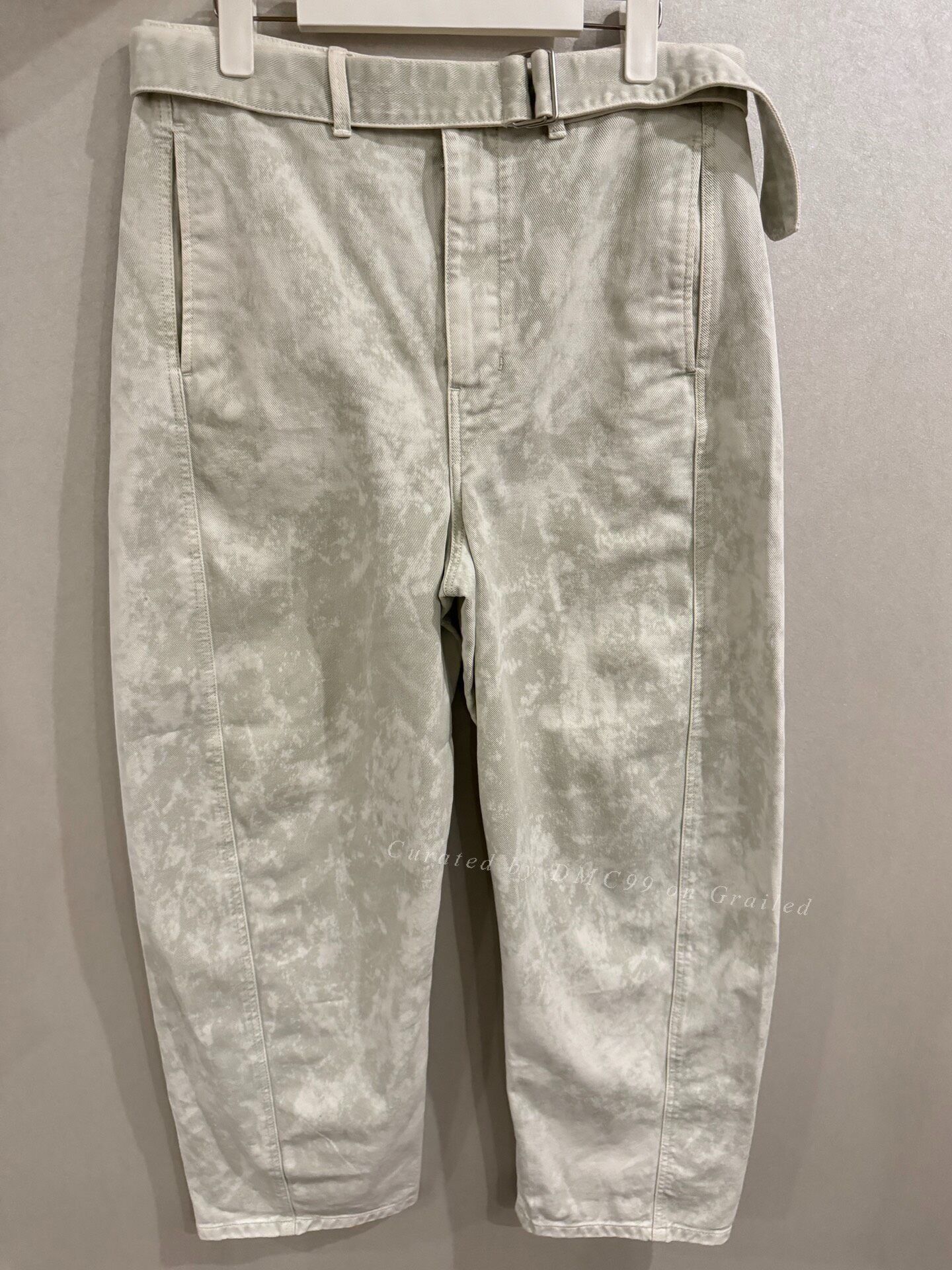 Lemaire Lemaire Rendered White Trousers Size US 32 / EU 48 - 1 Thumbnail