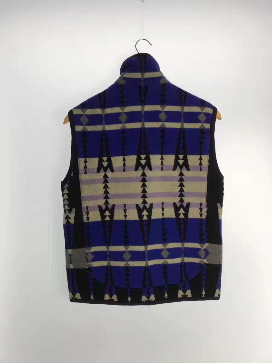Remi Relief remi relief Navajo Blue & Purple Wool Vest K11 Size US M / EU 48-50 / 2 - 2 Thumbnail