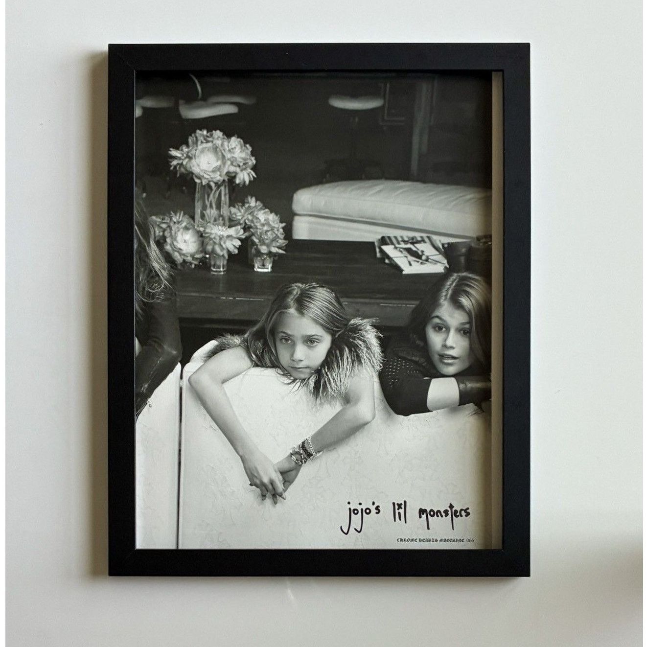 Chrome Hearts × Japanese Brand × Vintage Chrome Hearts black/white photo Poster framed 9x11 Size ONE SIZE - 1 Thumbnail