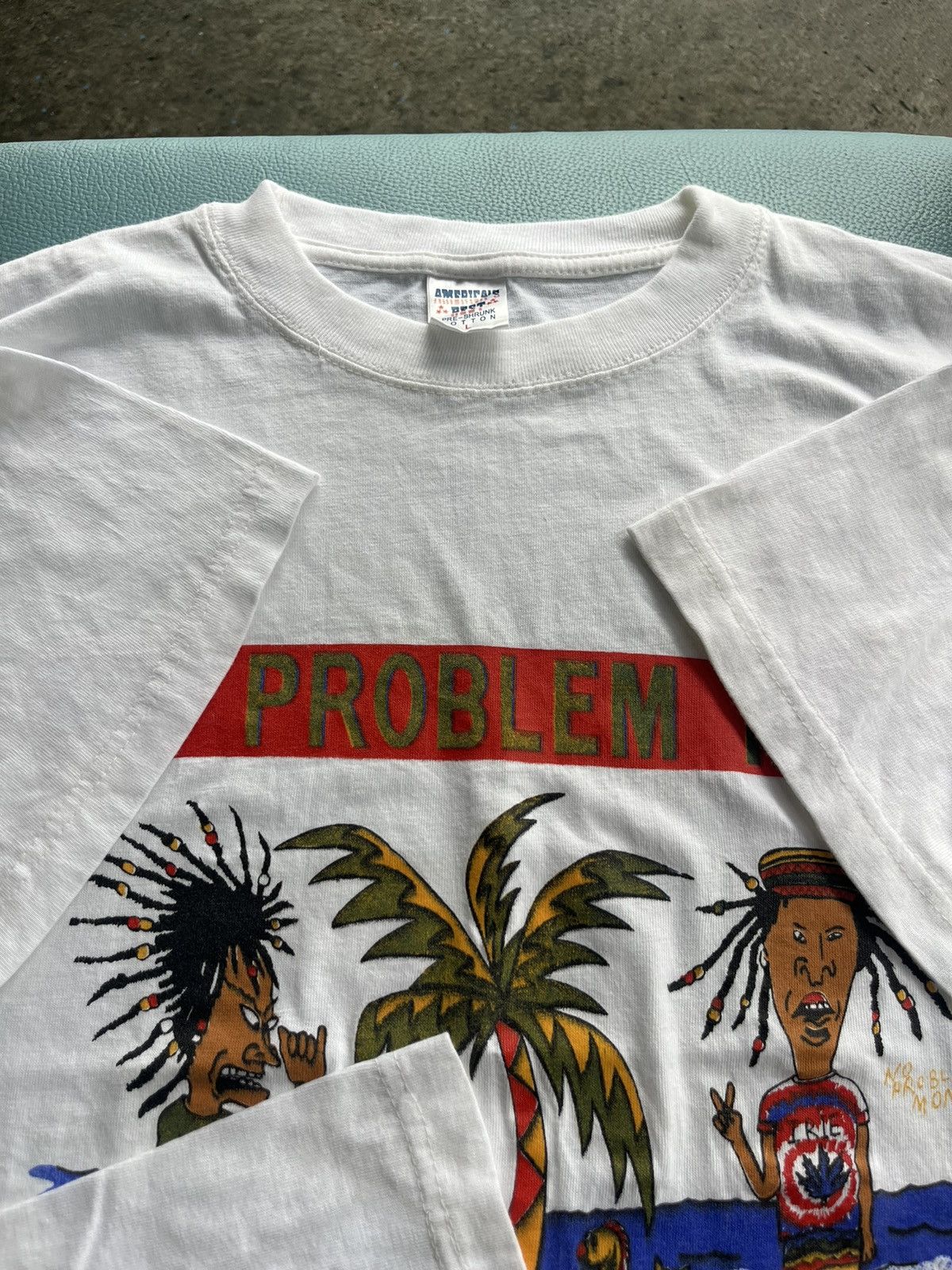 Vintage Vintage No Problem Mon Jamaica Beavis and Butt Head T-shirt Size US L / EU 52-54 / 3 - 7 Thumbnail
