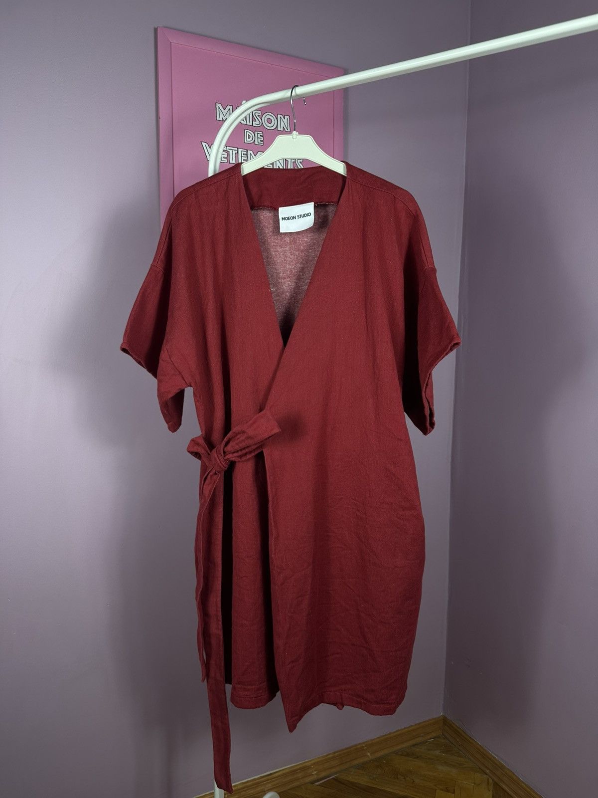 Other Moeon Studio Organic Cotton Classic Kimono Jacket Red Size S / US 4 / IT 40 - 1 Thumbnail