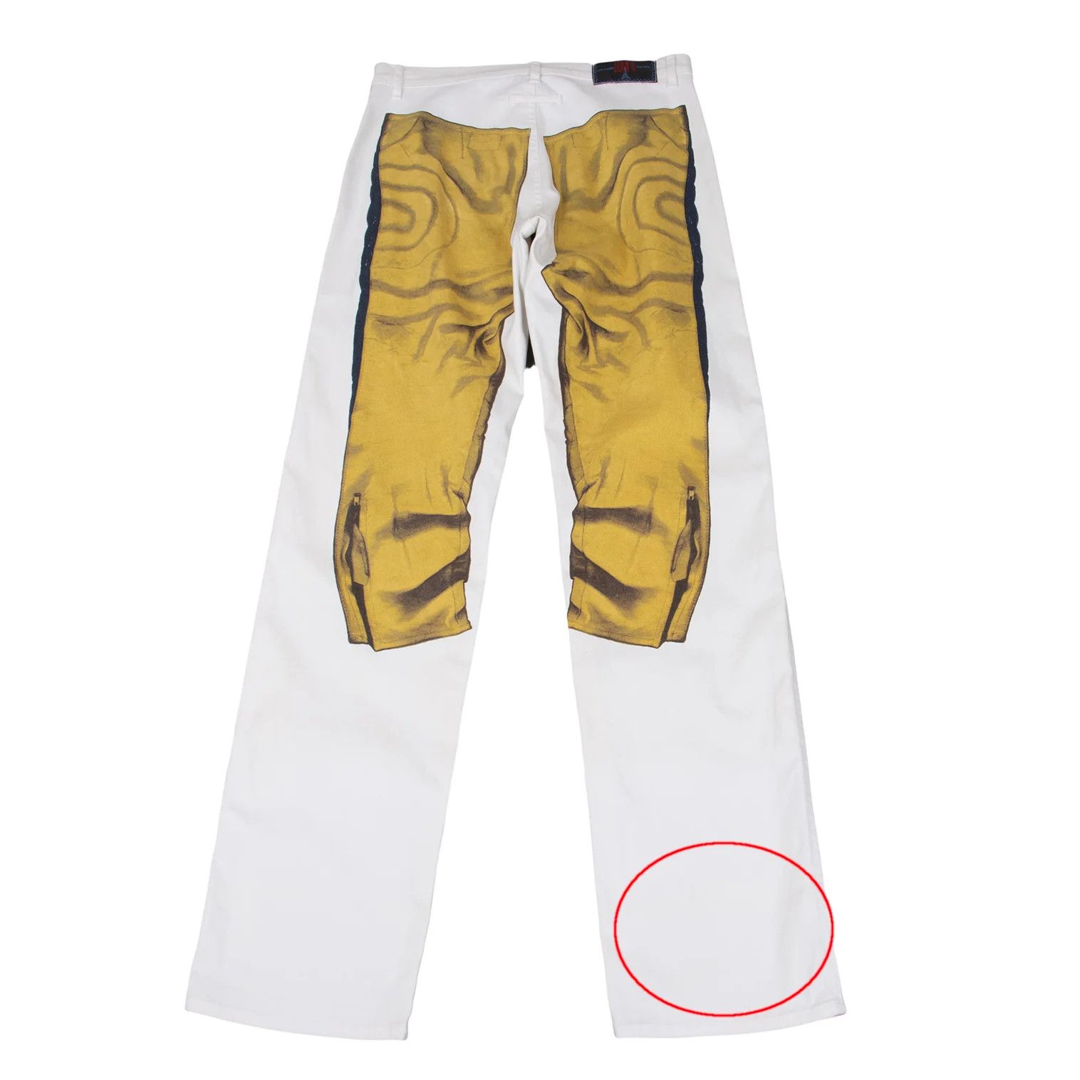 Jean Paul Gaultier Trompe L'Oeil Cotton Stretch Pants in White Size US 32 / EU 48 - 10 Thumbnail