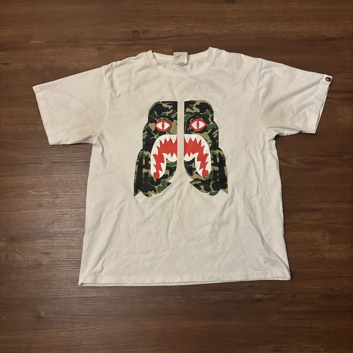 Bape Bape ABC Green Camo Tiger T-Shirt Size US M / EU 48-50 / 2 - 1 Thumbnail