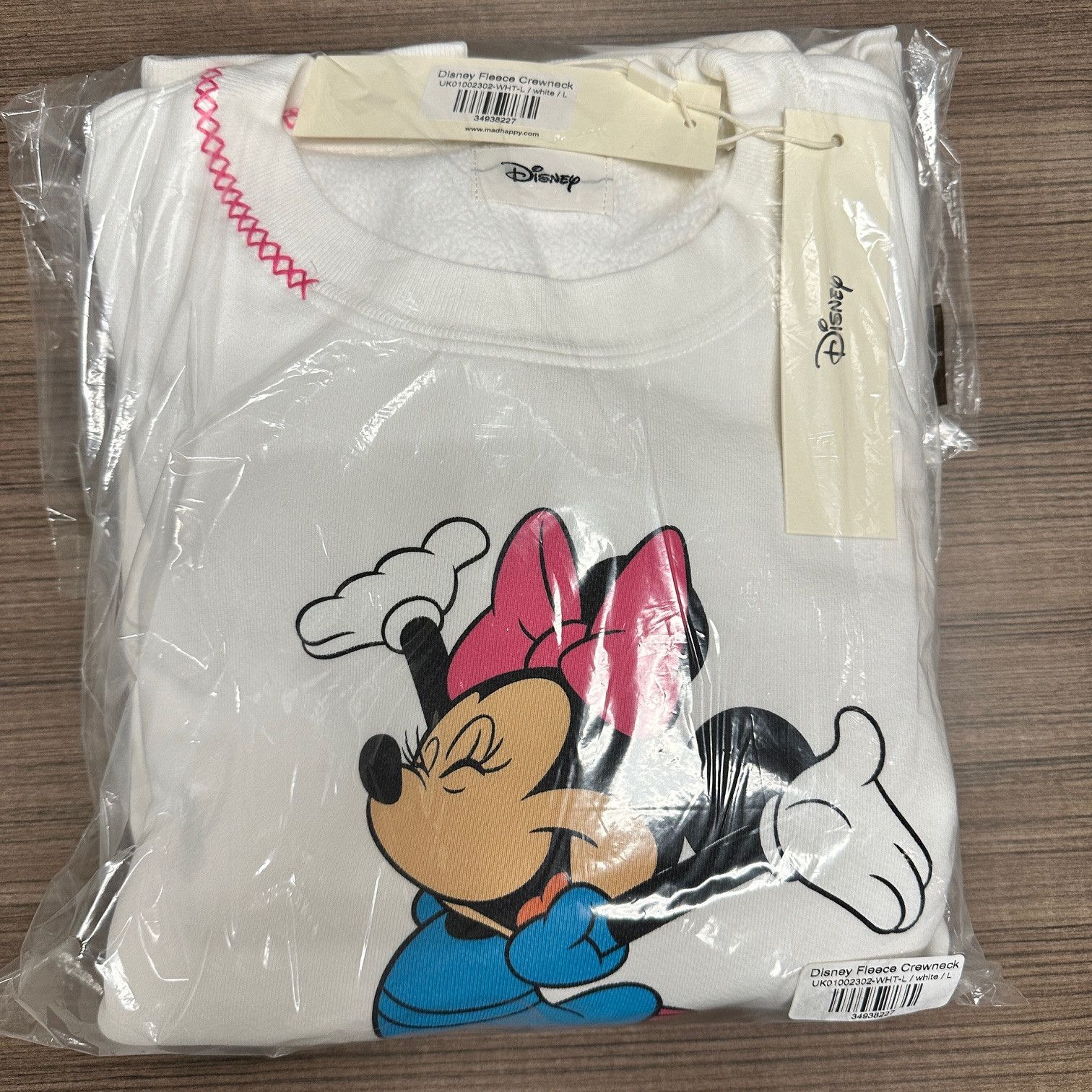 Madhappy Madhappy x Disney Minnie Mouse Fleece Crewneck White Large Size L / US 10 / IT 46 - 1 Thumbnail