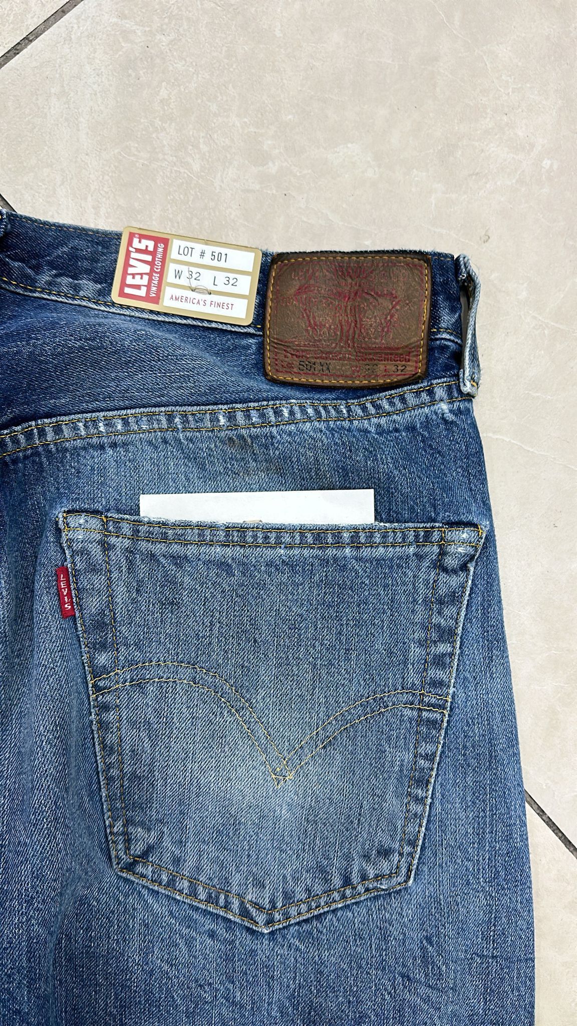 Levi's Vintage Clothing LVC Levi's Vintage Clothing 1947 501XX BigE Selvedge Jeans Size US 32 / EU 48 - 9 Thumbnail