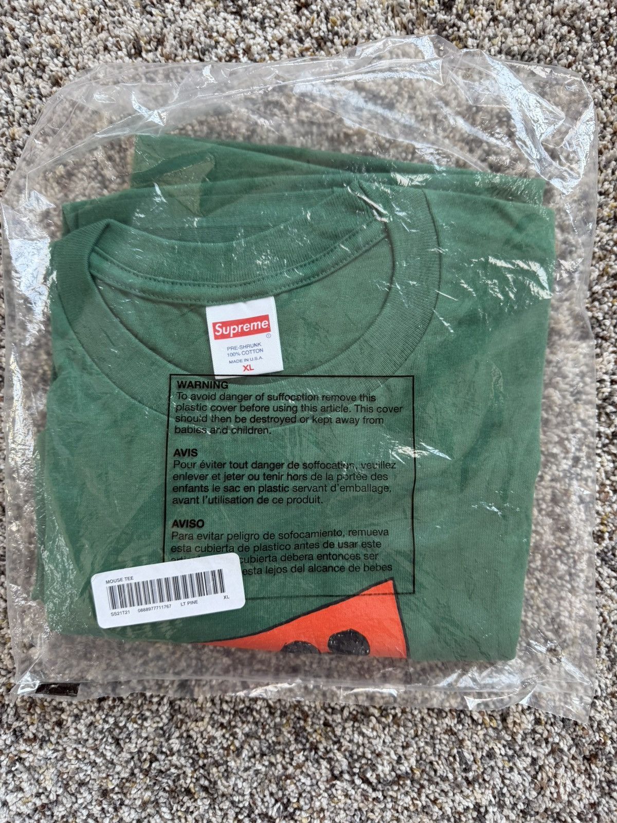 Supreme SUPREME MOUSE T SHIRT Size US XL / EU 56 / 4 - 2 Thumbnail