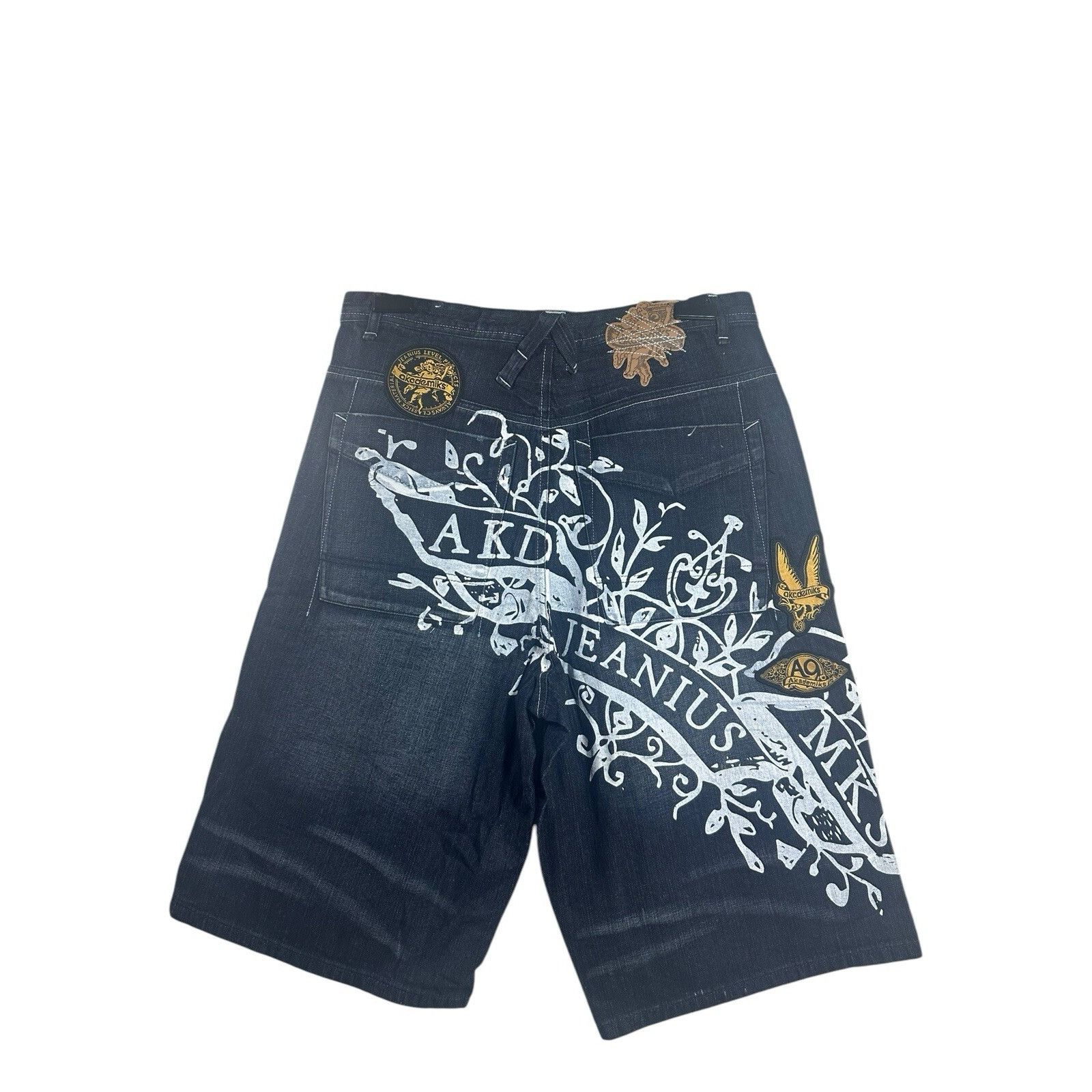 Akademiks Vintage Akademiks Jean Shorts Jorts Y2K Hip Hop Baggy Skater Size US 36 / EU 52 - 4 Thumbnail