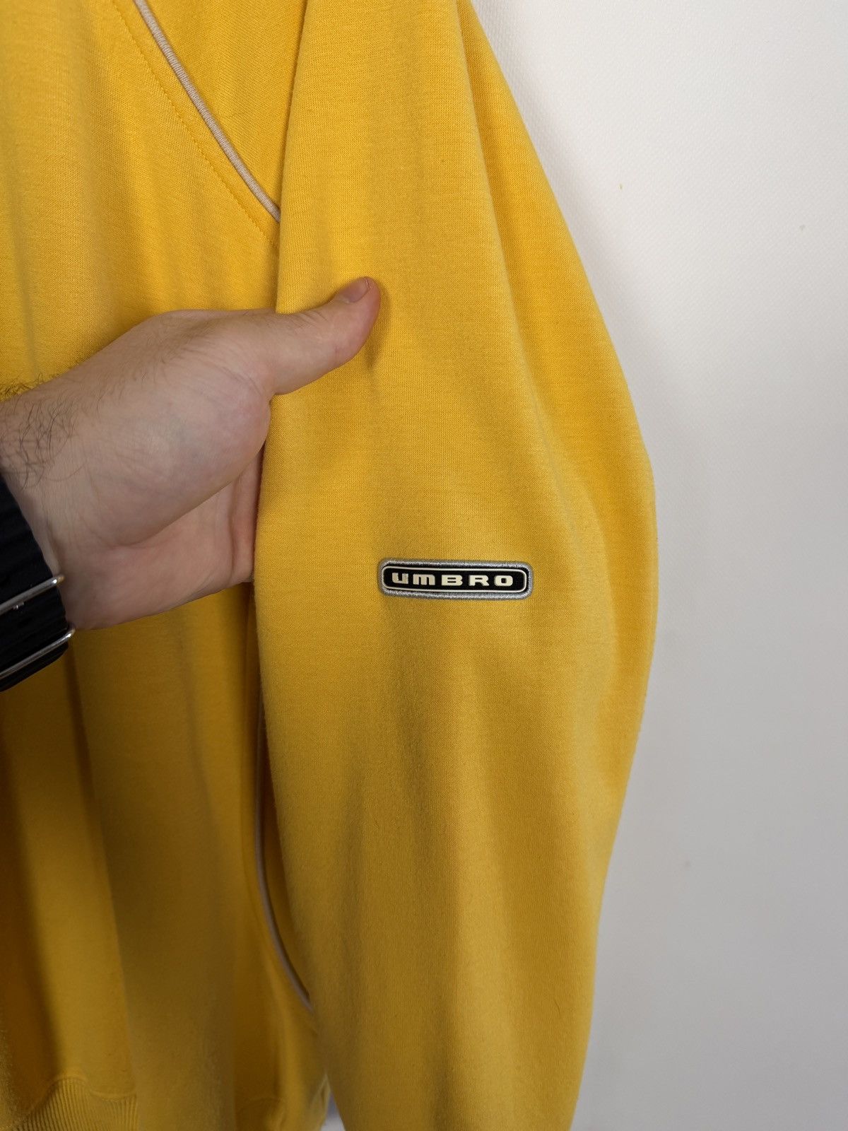 Umbro Umbro Vintage Sweatshirt 1/4 Zip Pullover Yellow Size S Size US S / EU 44-46 / 1 - 8 Thumbnail