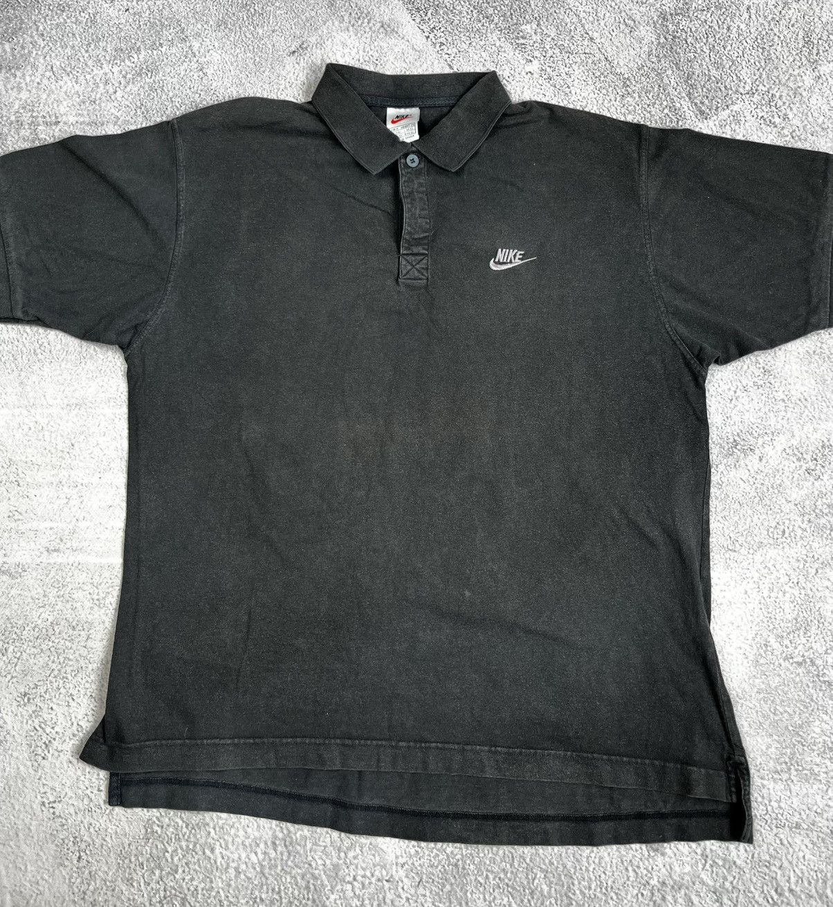 Nike Nike polo shirt distressed vintage 90s Size US M / EU 48-50 / 2 - 1 Thumbnail