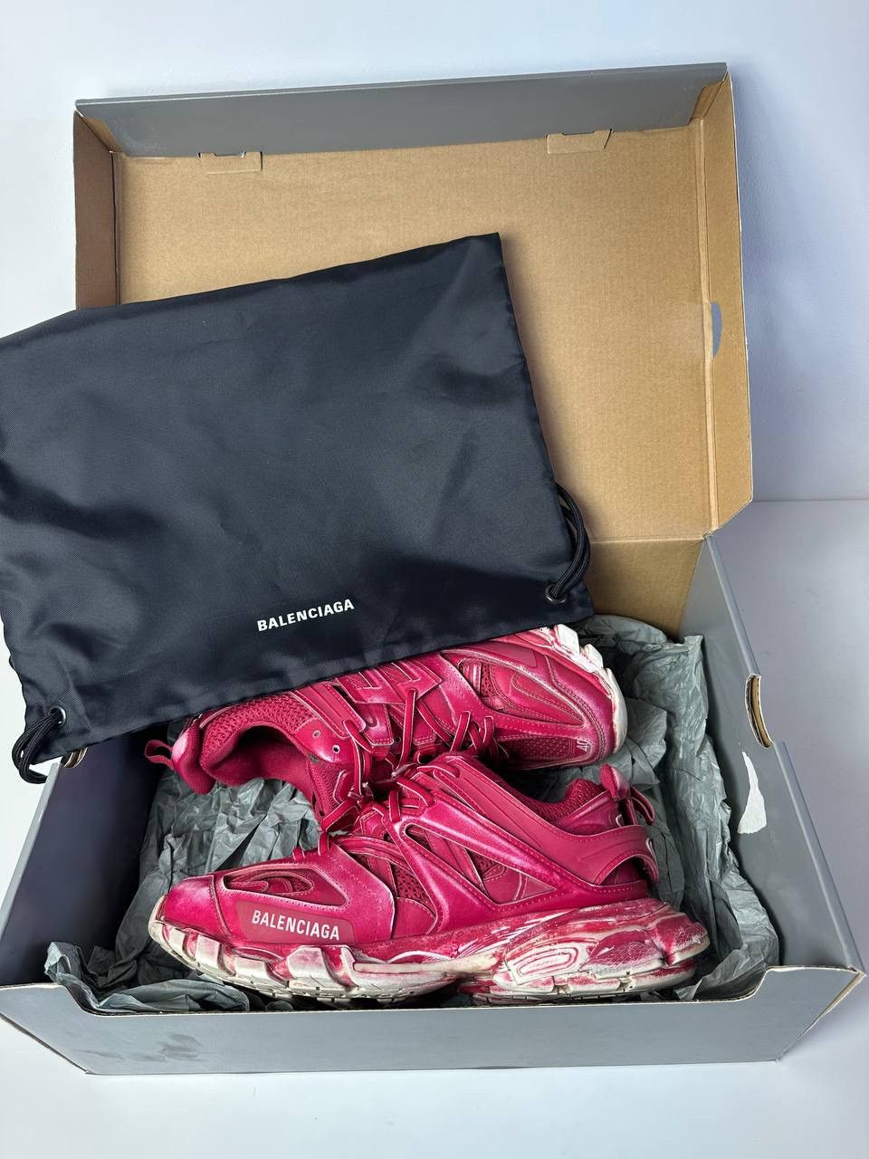 Balenciaga Balenciaga Track Red/white Size US 7 / EU 40 - 6 Thumbnail
