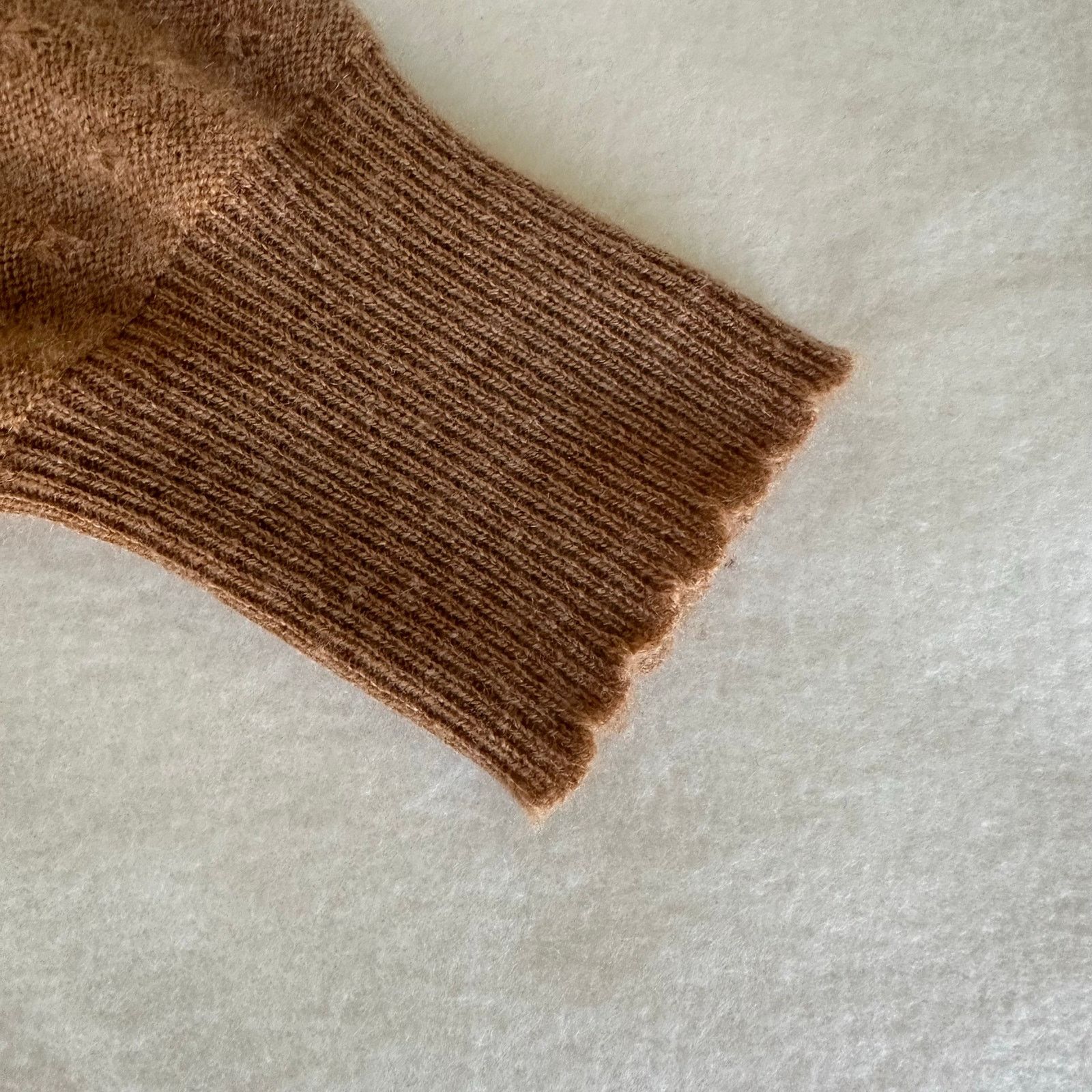Frame Frame Cashmere Polo Sweater Camel Scallop Collar Size XS Size XS / US 0-2 / IT 36-38 - 5 Thumbnail