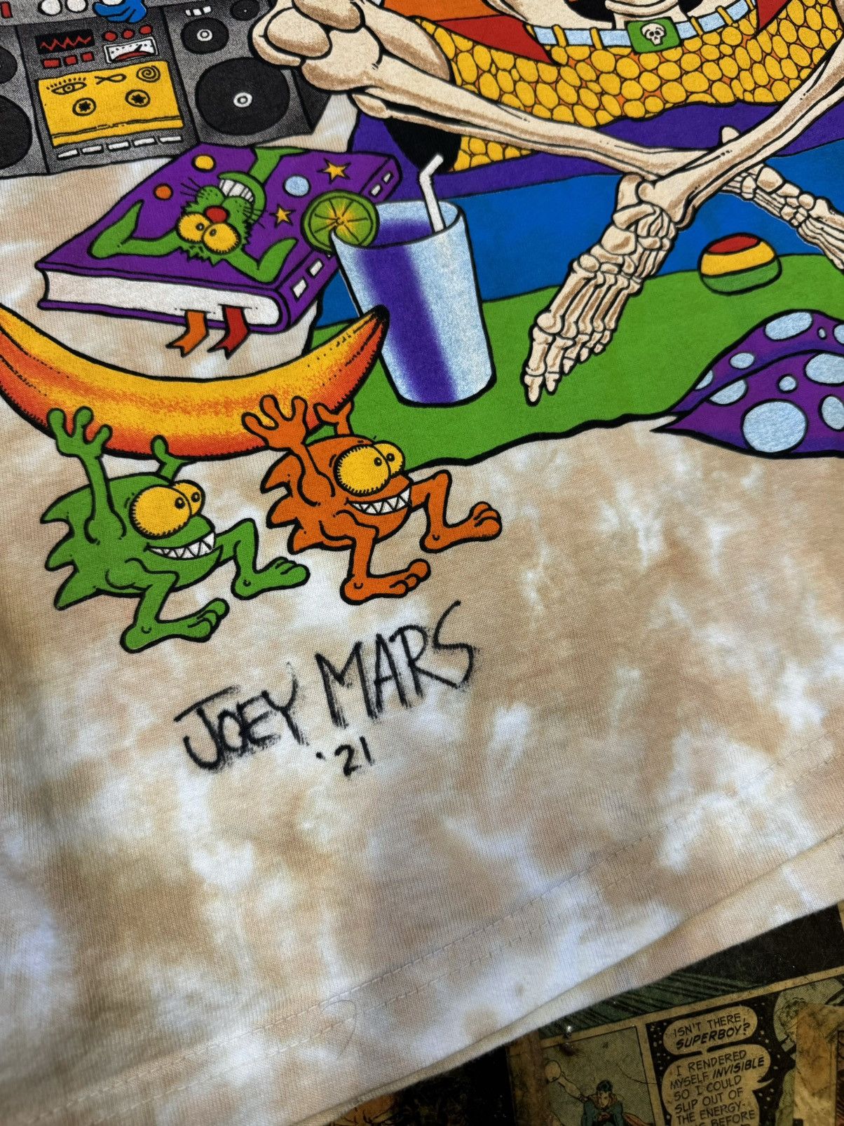 Liquid Blue × Vintage 1992 liquid blue signed Joey Mars AOP Size US XL / EU 56 / 4 - 3 Thumbnail
