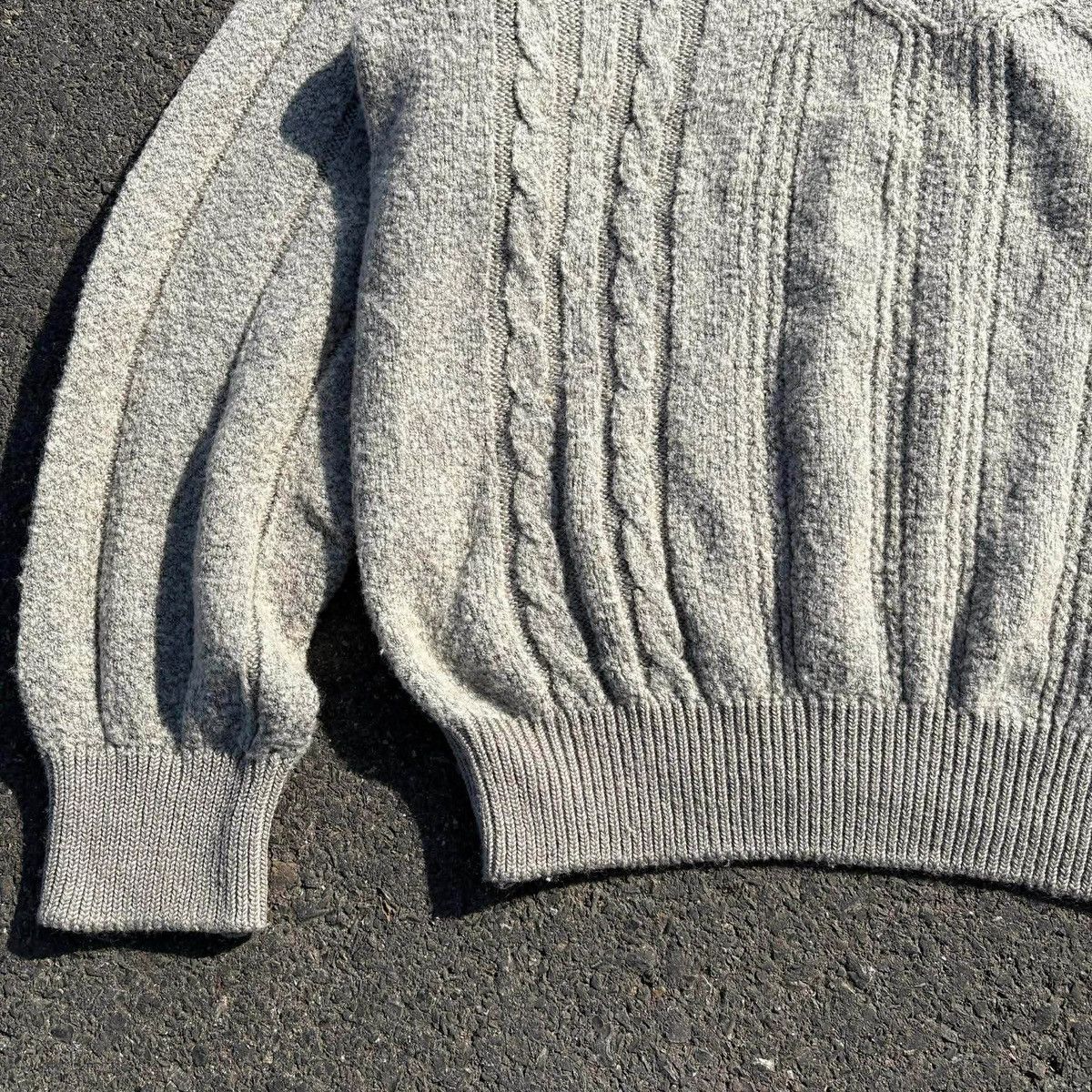 Vintage Arnold Palmer Cable Knit Sweater Size US L / EU 52-54 / 3 - 6 Thumbnail