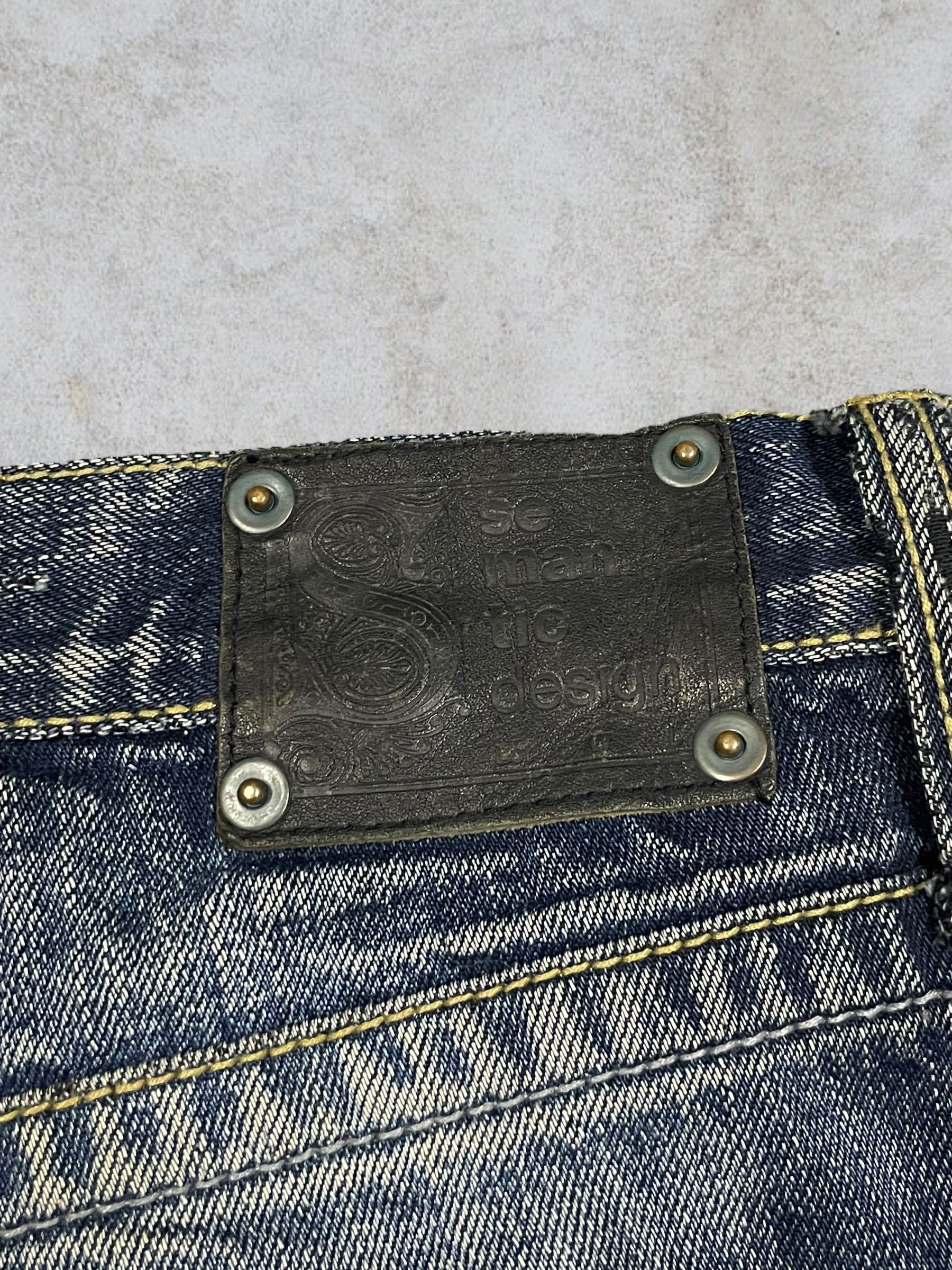 semanticdesign Semanticdesign Crazy Zip Bondage Style Bootcut Ripped Jeans Size US 32 / EU 48 - 12 Thumbnail