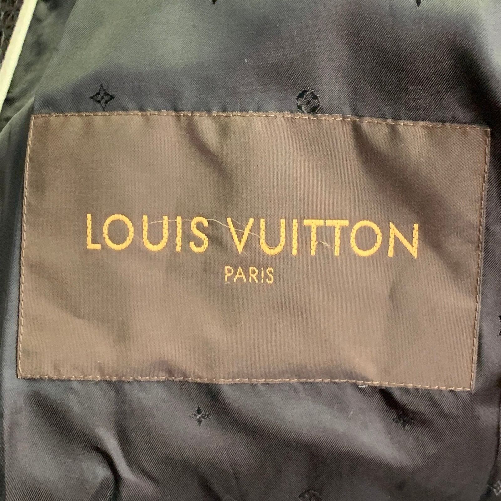 Louis Vuitton LOUIS VUITTON Black Pebble Grain Bullhide Leather Jacket Size US M / EU 48-50 / 2 - 6 Thumbnail