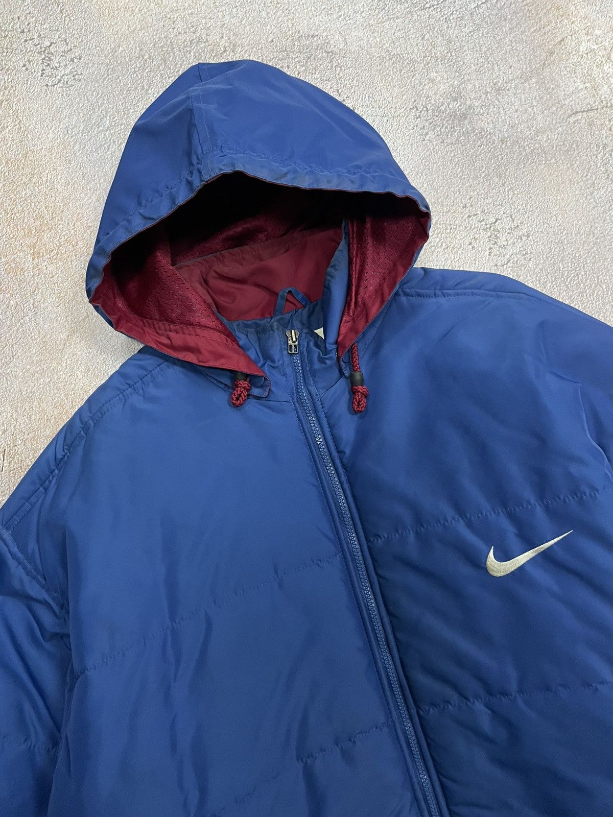 Nike Vintage Nike Big Logo Boxy Insulated Jacket Size US XL / EU 56 / 4 - 5 Thumbnail