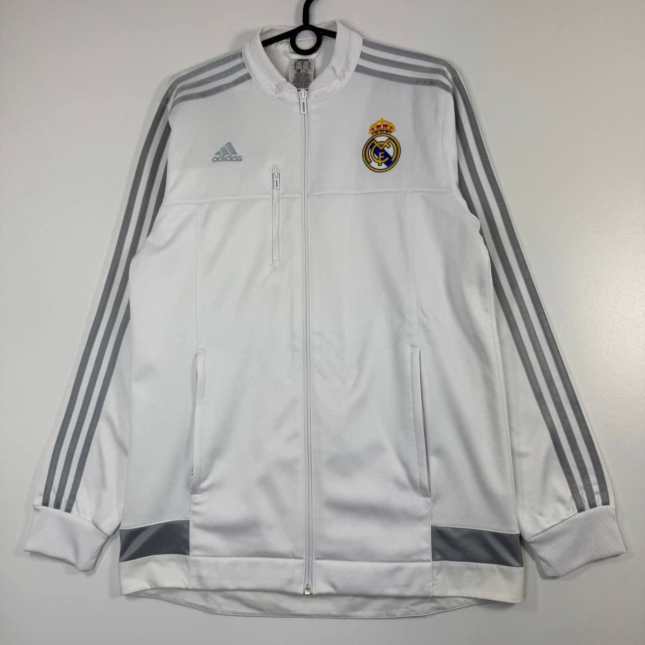 Adidas Adidas Real Madrid Track 2015/16 Jacket White Full Zip M Size US M / EU 48-50 / 2 - 1 Thumbnail