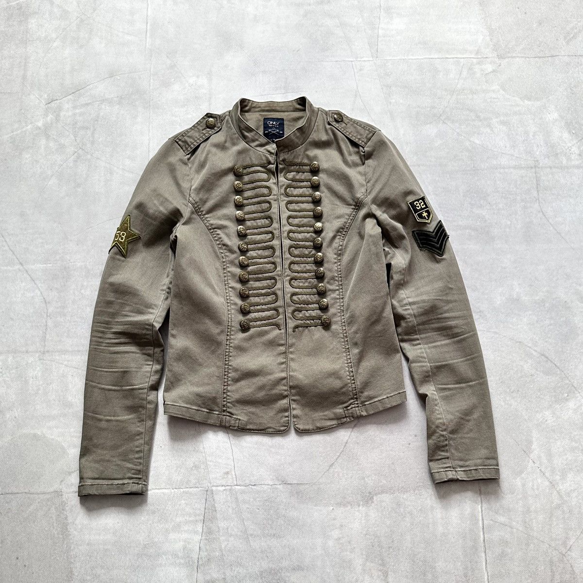 Hysteric Glamour × Undercover 00s Napoleon Military Jacket Punk PPFM Balmain Vibe Size S / US 4 / IT 40 - 1 Thumbnail