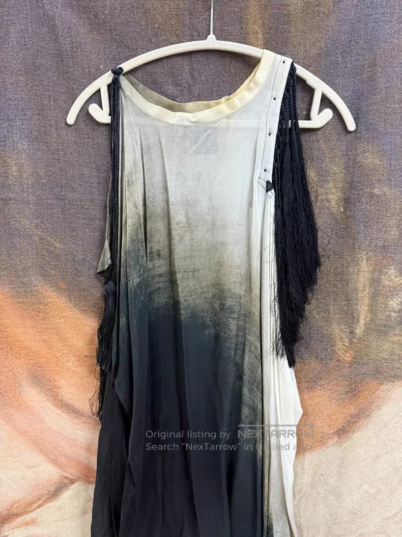 Ann Demeulemeester Ann Demeulemeester Fringed Cat Whisker Tie-Dye Vest Size US S / EU 44-46 / 1 - 2 Thumbnail