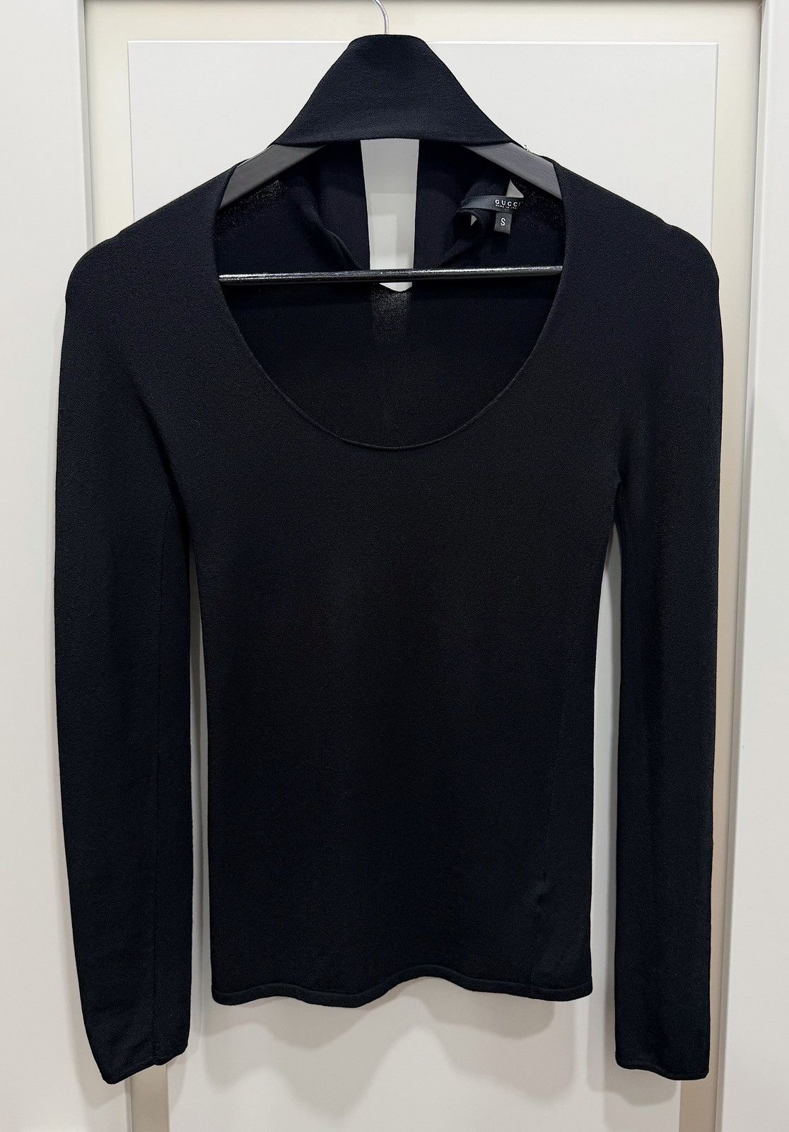 Gucci GUCCI by Tom Ford FW 2002 Neck Ribbons Bodycon Top sweater Size S / US 4 / IT 40 - 6 Thumbnail