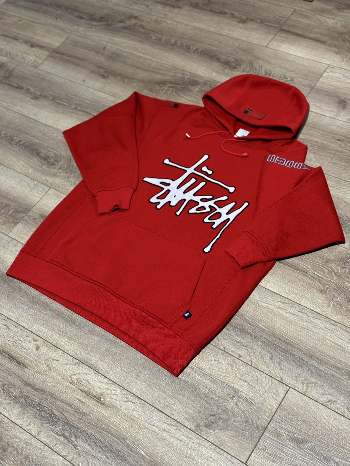 Stussy Authentic Stüssy Workwear Hoodie - Archive / Y2K Era - Red Size US XL / EU 56 / 4 - 2 Thumbnail