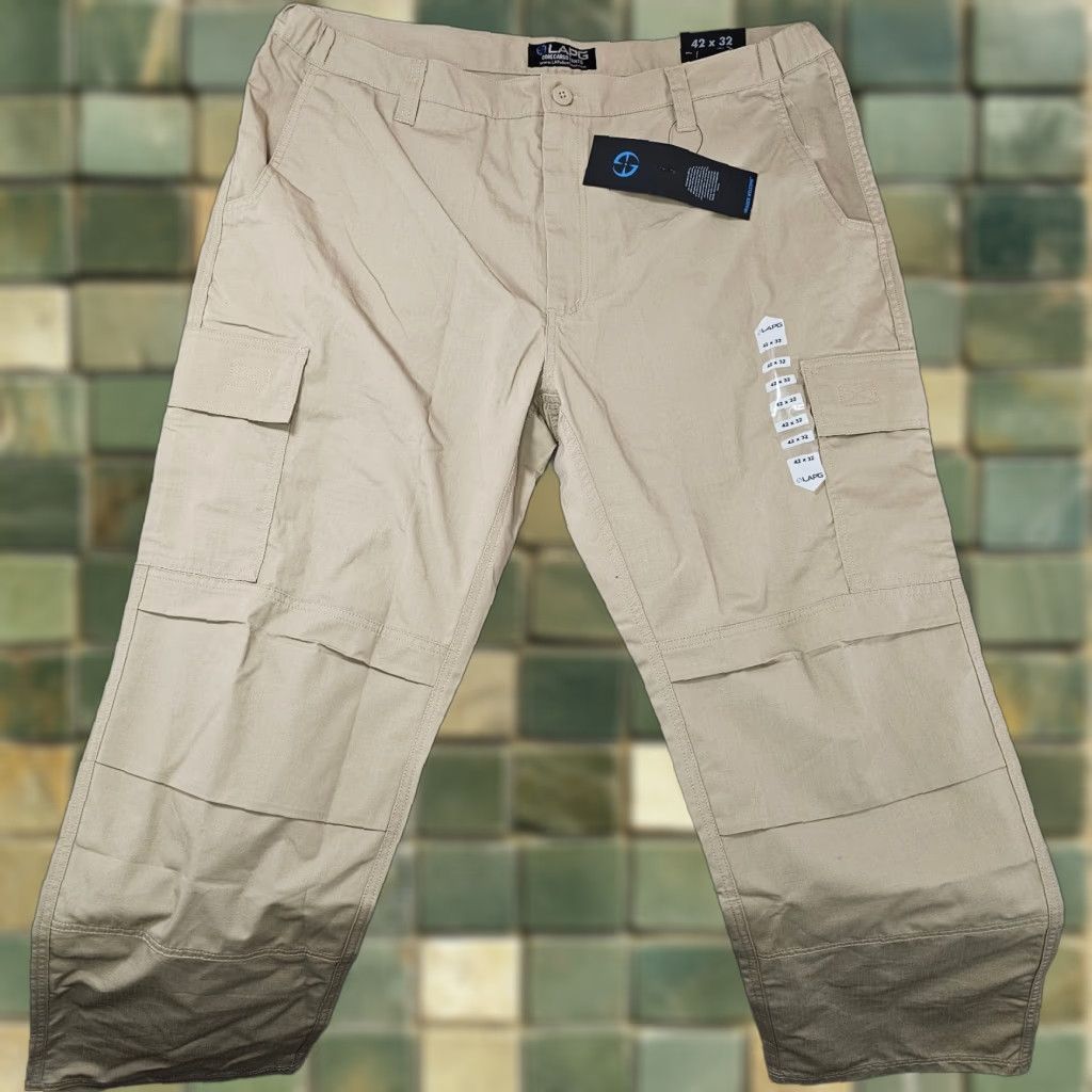 Vintage LA Police Gear Core Cargo Pant Tactical Mens 42x32 Khaki Ripstop BTP9001 Pants Size US 42 / EU 58 - 1 Thumbnail