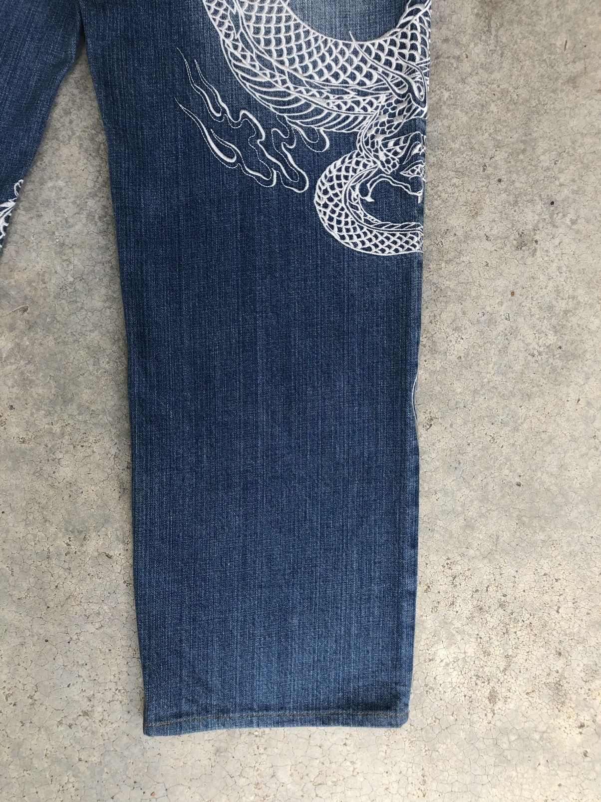 Karakuri Tamashii Karakuri Tamashii Embroidered Baggy Distressed Size US 34 / EU 50 - 11 Thumbnail