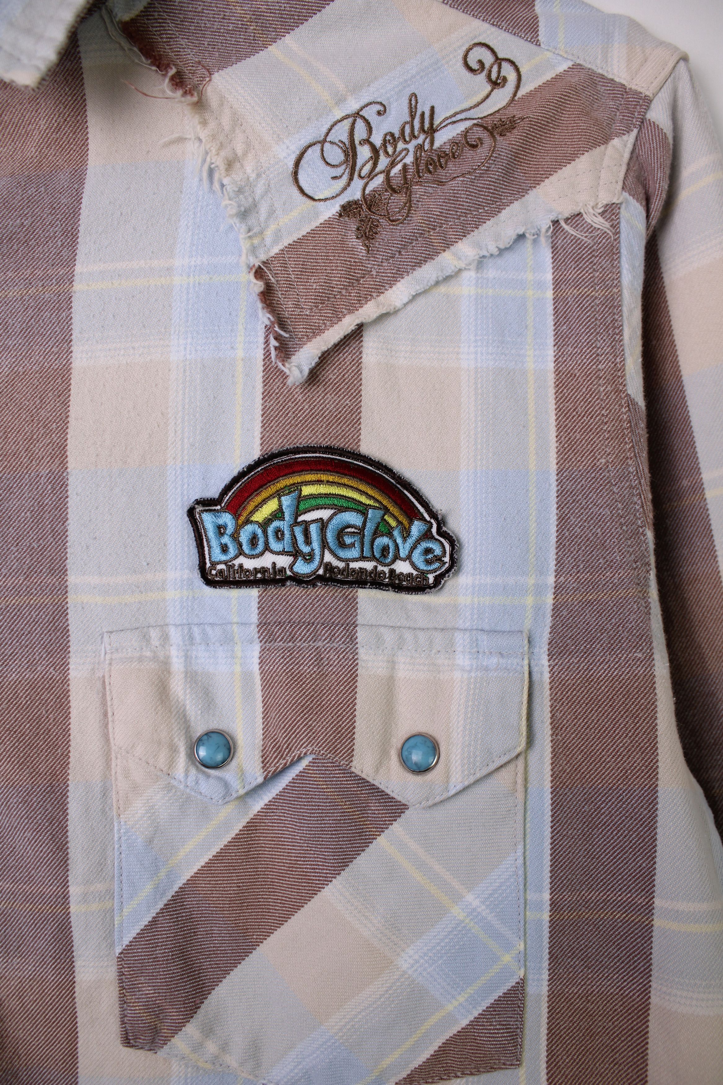 Body Glove Vintage Bodyglove Checkered Flannel Shirt Large Size US L / EU 52-54 / 3 - 5 Thumbnail
