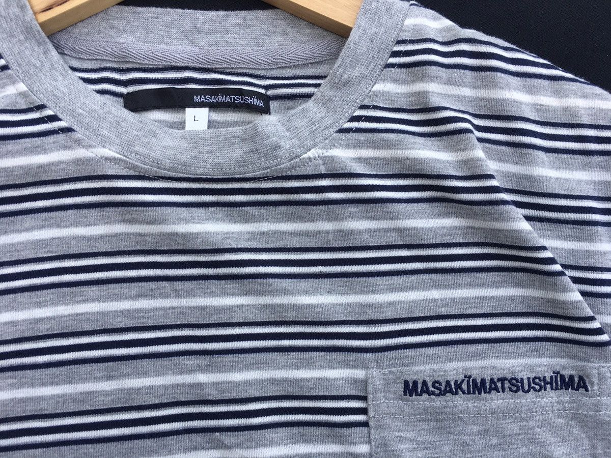 Masaki Matsushima Rare Vintage Masaki Matsushima Stripes Tshirt Size US L / EU 52-54 / 3 - 8 Thumbnail