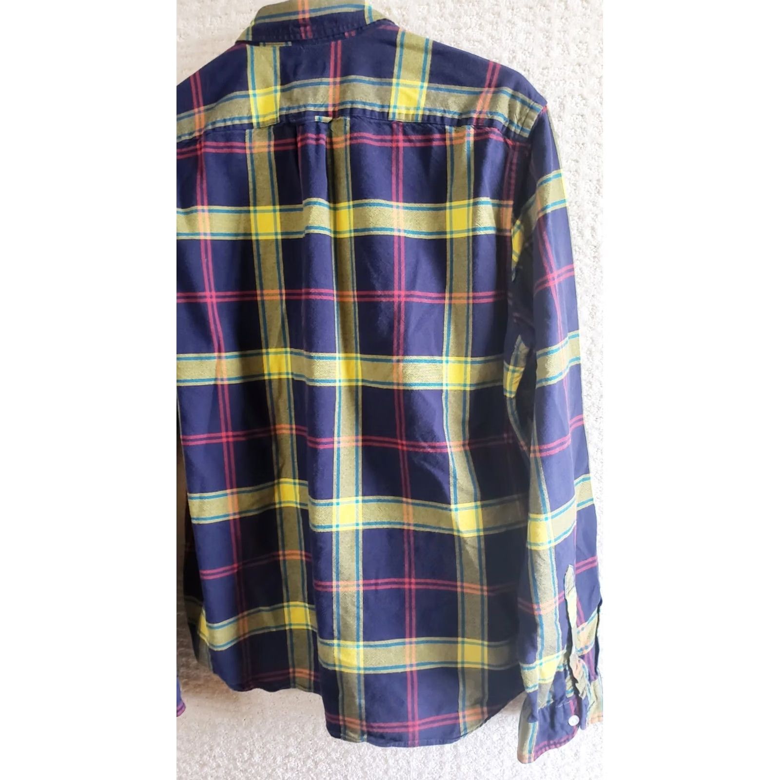 J.Crew J. Crew Oxford Shirt Slim Fit Button-Down Plaid Multicolor Long Sleeve Men’s Large Shirt Size US L / EU 52-54 / 3 - 7 Thumbnail