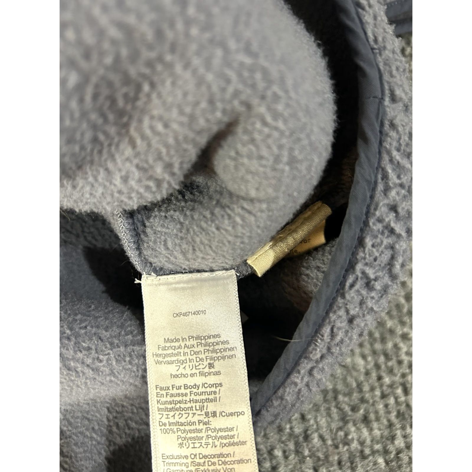 Madewell Madewell Jacket Womens Medium Blue Sherpa Fleece Snap Front Patch Pockets Coat Size M / US 6-8 / IT 42-44 - 7 Thumbnail