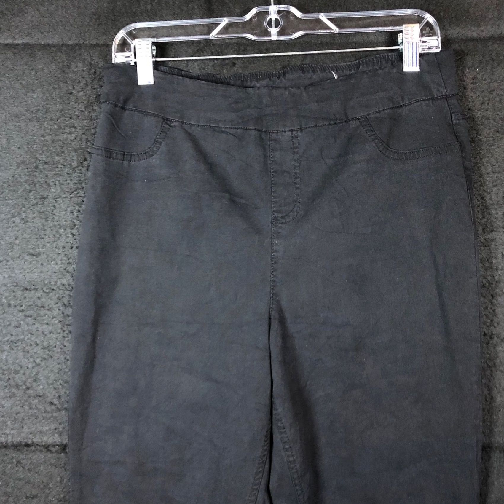 Soft Surroundings Soft Surroundings Womens Pants Black Pull On High Rise Jegging Stretch L Jegging Pants Womens Black High Rise Stretch Pull On L Size 30" / US 8 / IT 44 - 2 Thumbnail