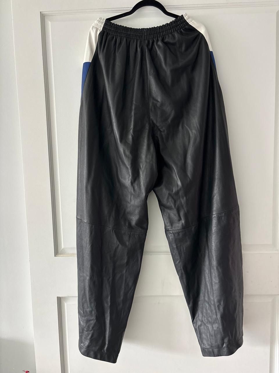Balenciaga 3B Icon Sports Leather Track Suit Pants Size US 30 / EU 46 - 4 Thumbnail