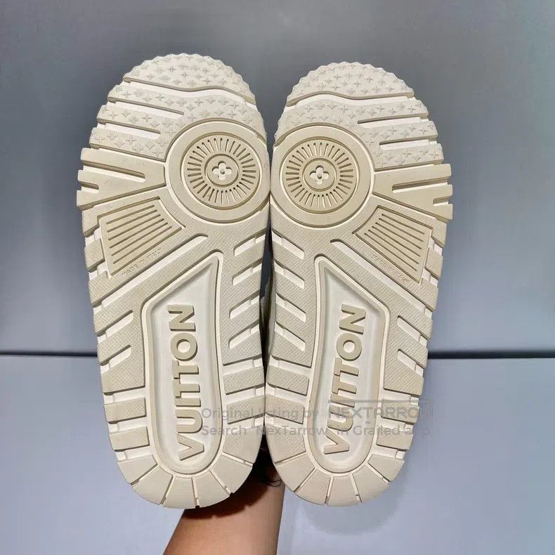 Louis Vuitton Louis Vuitton Trainer White Fat Ding shoes Size US 6.5 / EU 39-40 - 7 Thumbnail