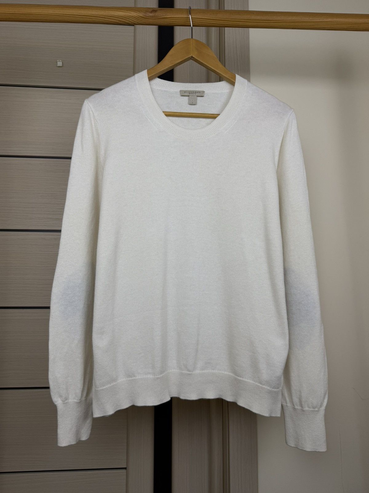 Burberry Vintage Burberry brit cotton cashmere sweater size L Size L / US 10 / IT 46 - 3 Thumbnail