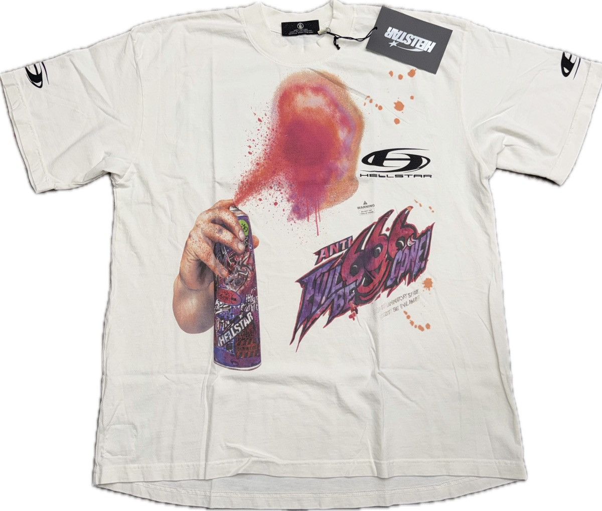 HELLSTAR Hellstar Spray Paint Kid T-shirt Size US L / EU 52-54 / 3 - 1 Thumbnail