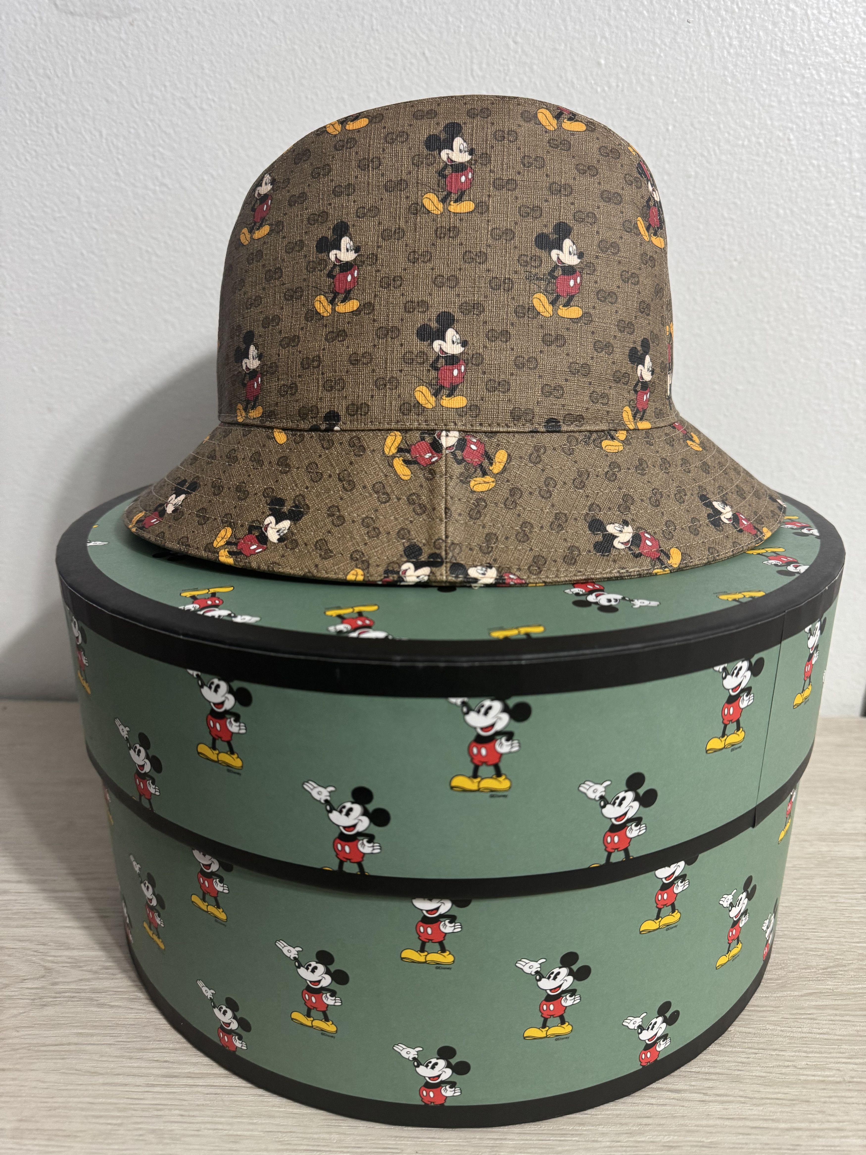 Disney × Gucci Disney X Gucci Mickey Monogram Bucket Hat Size ONE SIZE - 9 Thumbnail