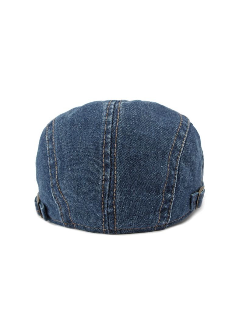 Other Blue Denim Beret Hat Size ONE SIZE - 5 Thumbnail
