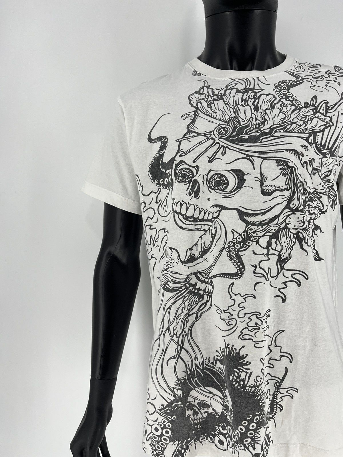 Affliction Vintage Big Buddha Skull Affliction Style Cyber-Y2K Tee Size US L / EU 52-54 / 3 - 5 Thumbnail