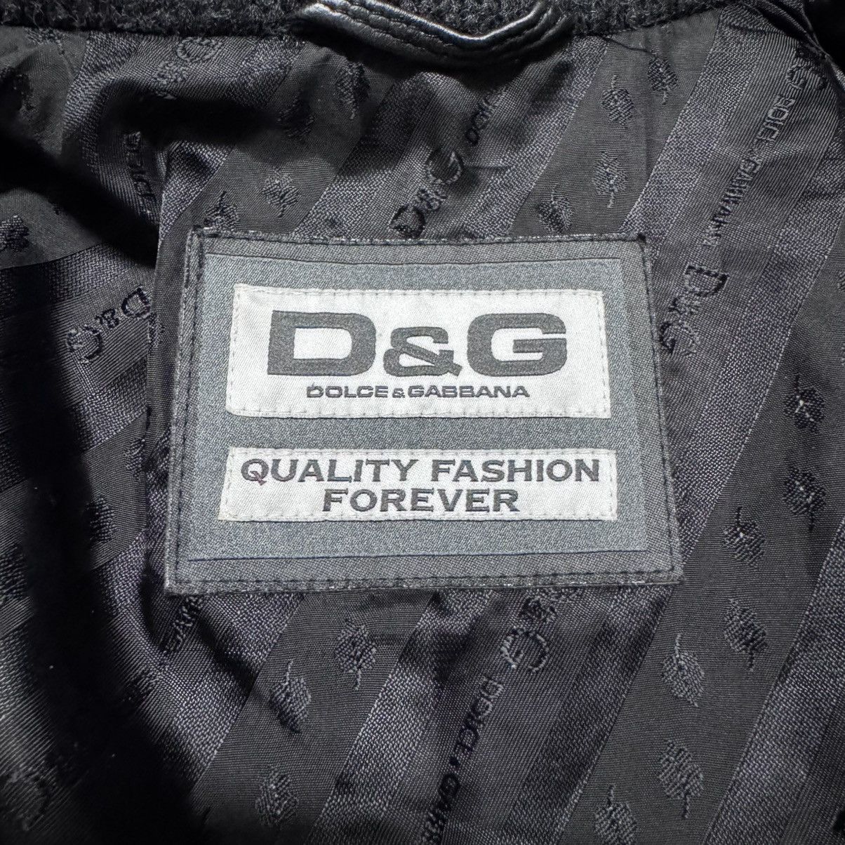 Dolce & Gabbana Dolce & Gabbana Leather Jacket Hybrid Patina Size US M / EU 48-50 / 2 - 19 Thumbnail