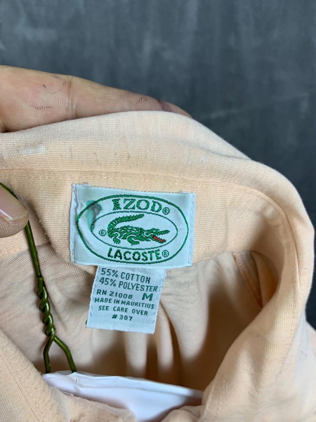 Lacoste VINTAGE Izod Lacoste 90s Peach SS Polo w/ Pocket (237) Size US M / EU 48-50 / 2 - 5 Thumbnail